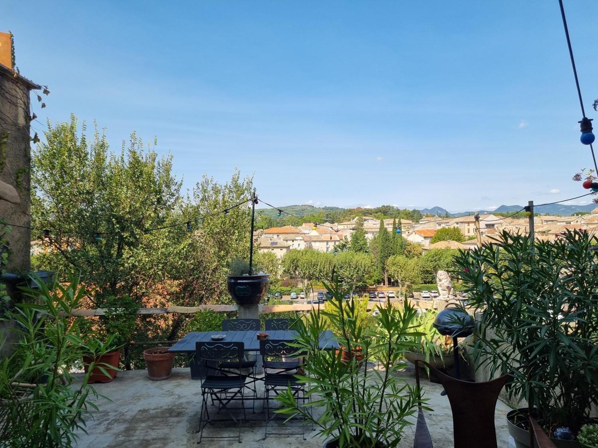 Maison Ancienne Romantique Avec Terrasse Panoramique Vaison-la-Romaine Bagian luar foto